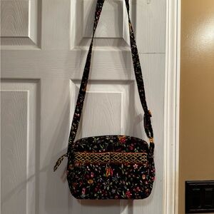 Retired Ming oriental fishing print Vera Bradley crossbody purse